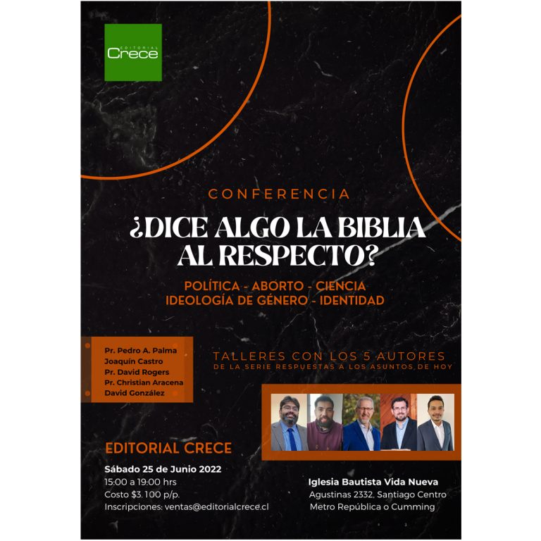 Conferencia ¿Dice algo la Biblia al respecto?