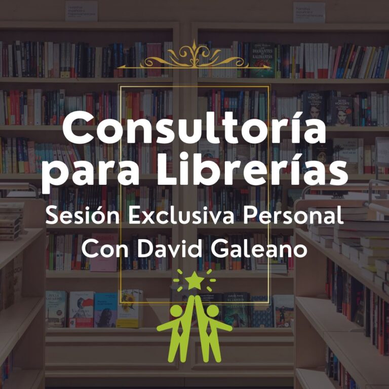Consultoría 1 a 1 para Librerías con consultor de Marketing