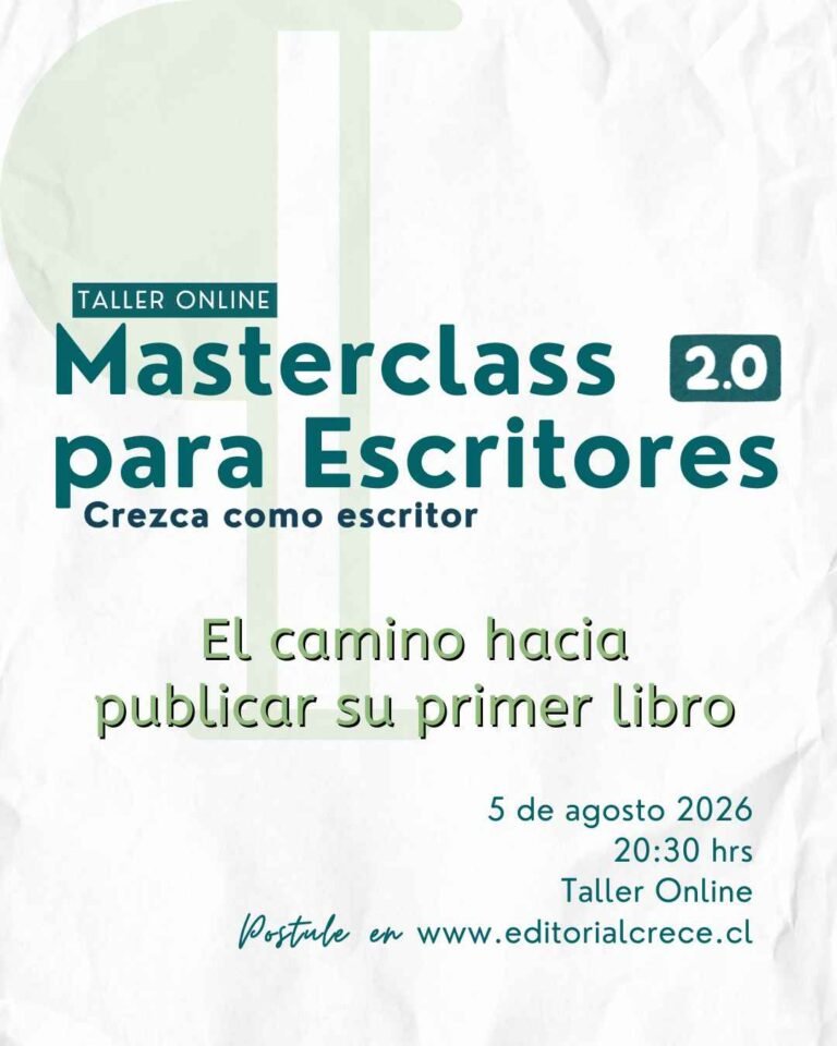 Masterclass: Pasos que pueden cambiar  tu vida como escritor - Con Keila Ochoa